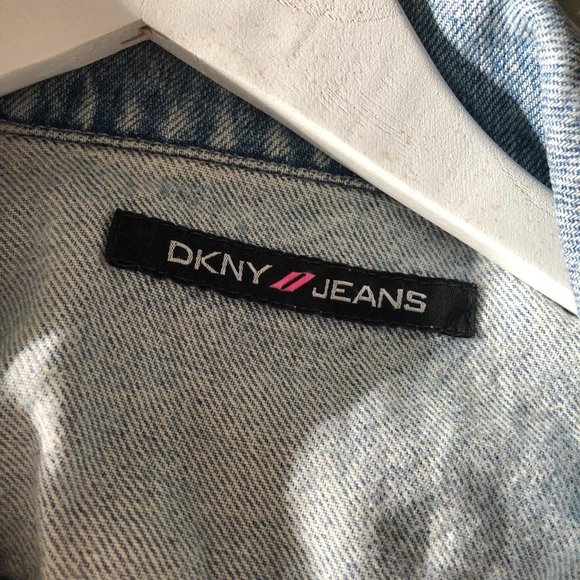 DKNY Vintage Denim Vest - Picture 3 of 4